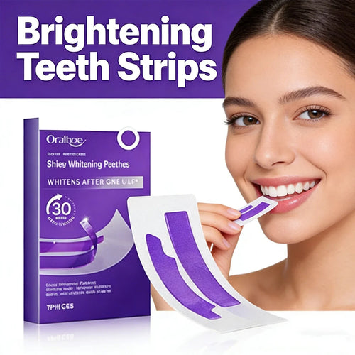 BrightSmile enamel-safe teeth whitening strips for a brighter smile